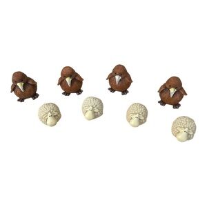 Chiari Sheep UBO Kiwi Bird Figurines Only New Zealand Game Pieces Craft Home